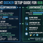 Lightweight Docker Setup Guide for 8GB RAM Linux Machines